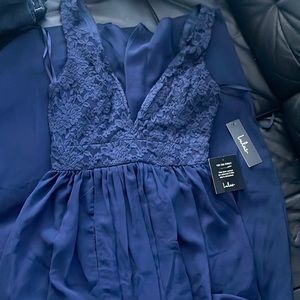 Lulu Lace and chiffon long dress